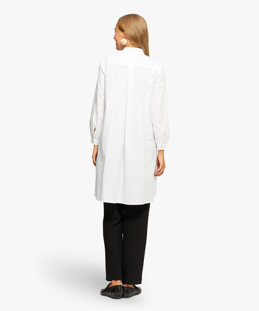 NESTA SHIRT DRESS, White