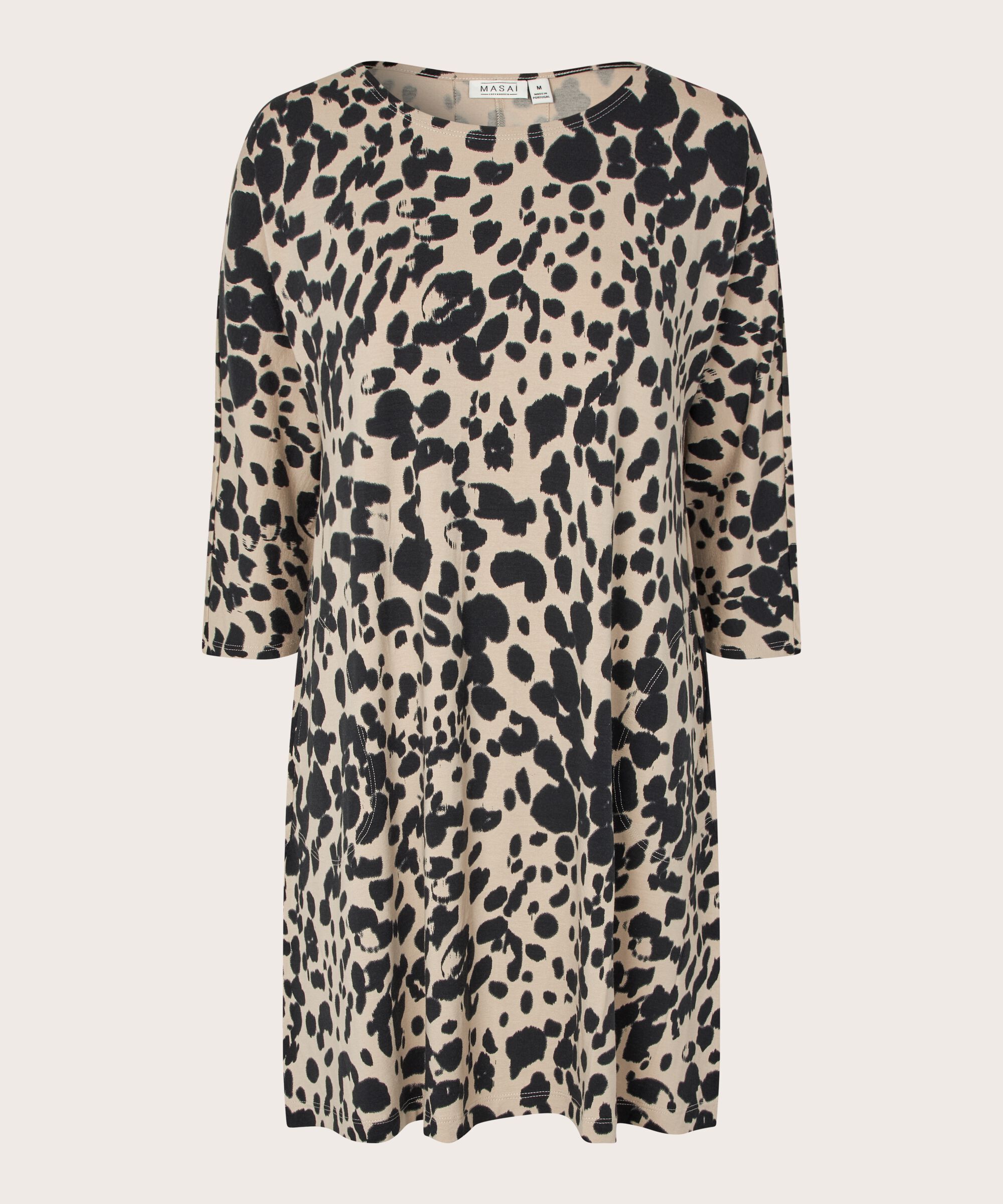 Tunique En Jersey À Manches Longues Avec Poches Fendue, Oxford Tan