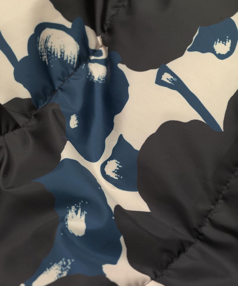 manteau en duvet à fleurs avec capuche, Moonlit Ocean