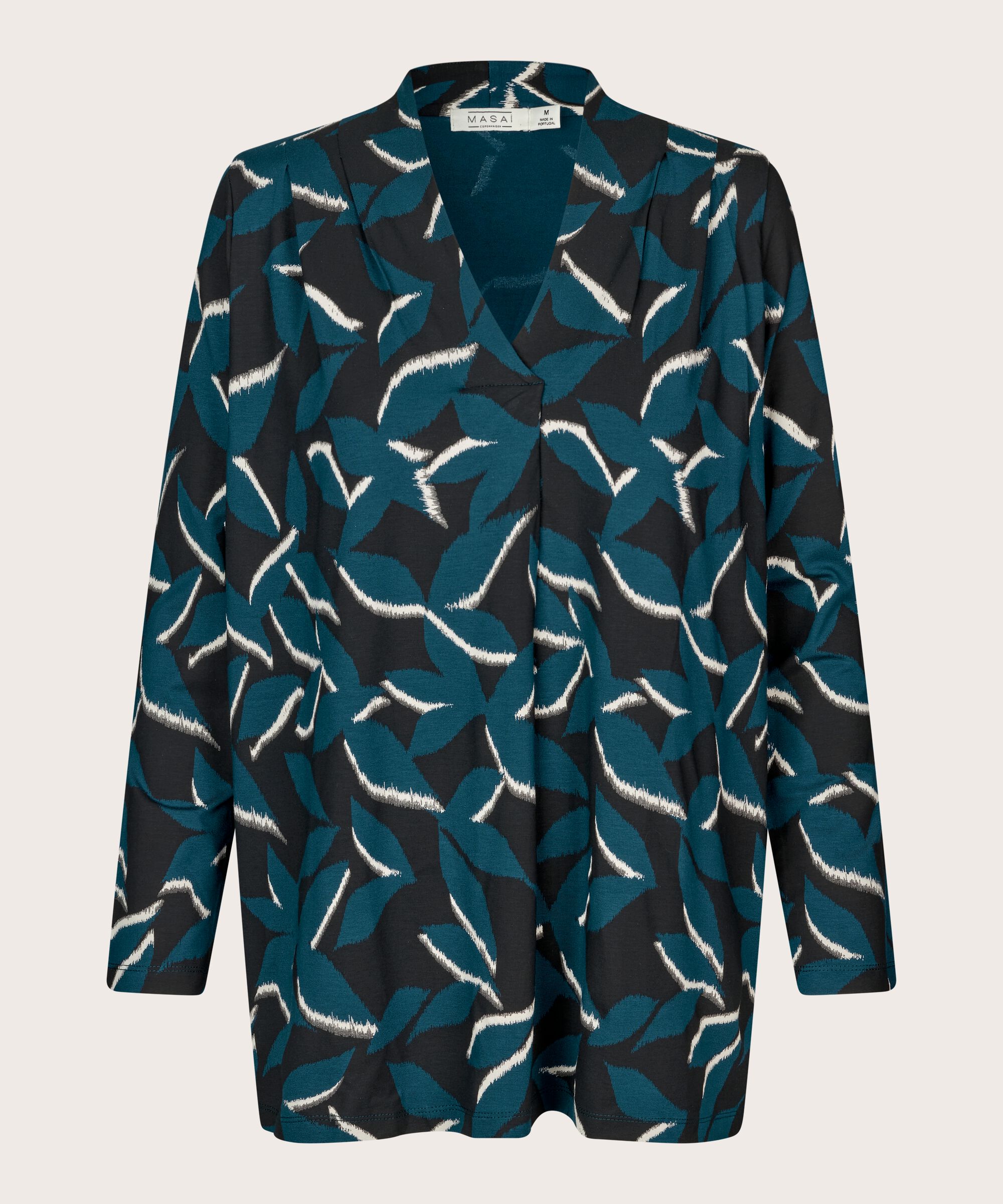 top en jersey imprimé à manches longues, Reflect Pond