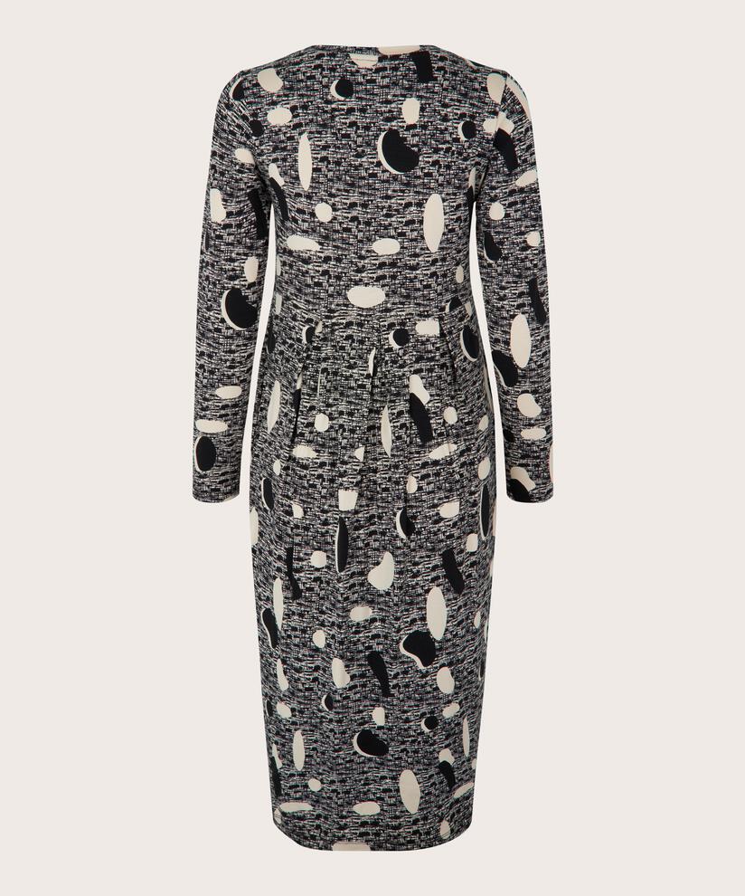 robe tulipe en jersey, Black