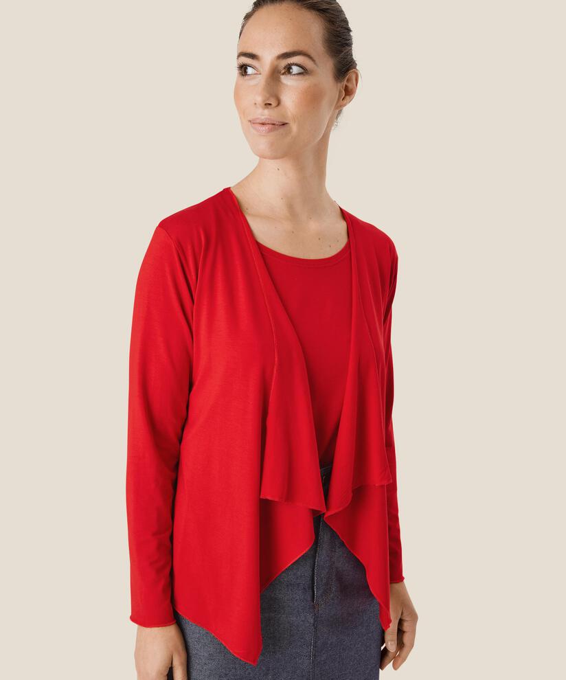 Cardigan Ouvert En Jersey, Goji Berry