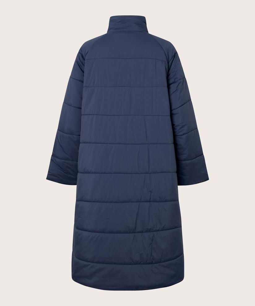 manteau avec fermeture boutonnée asymétrique, NavyB/Ptaupe