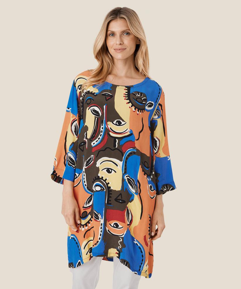 Garnetta Tunic, Crocodile