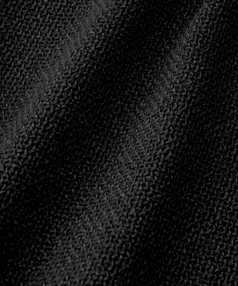 Bouclé-bluse Mit 3/4-ärmeln, Black