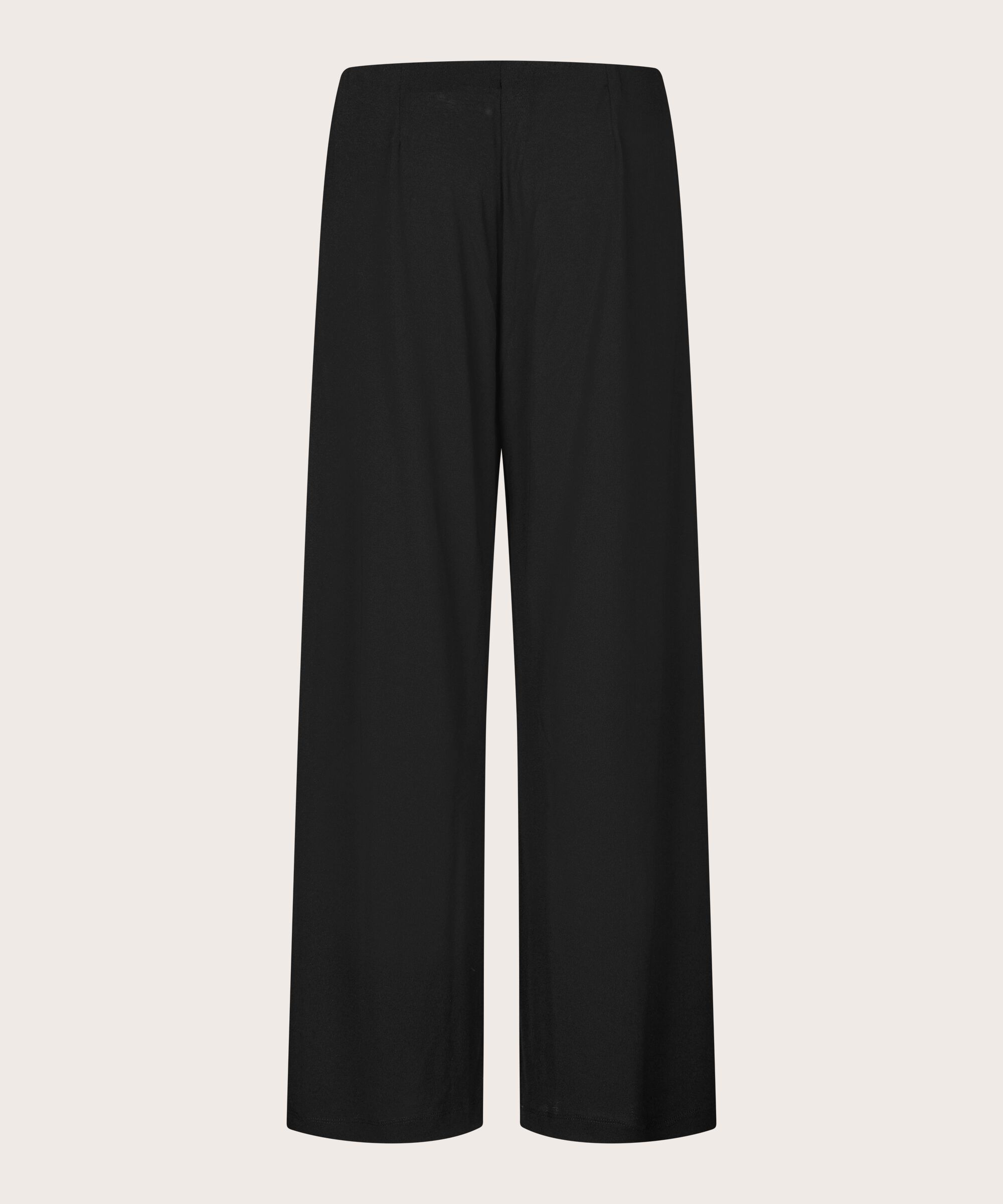 pantalon en jersey avec taille élastique, Black