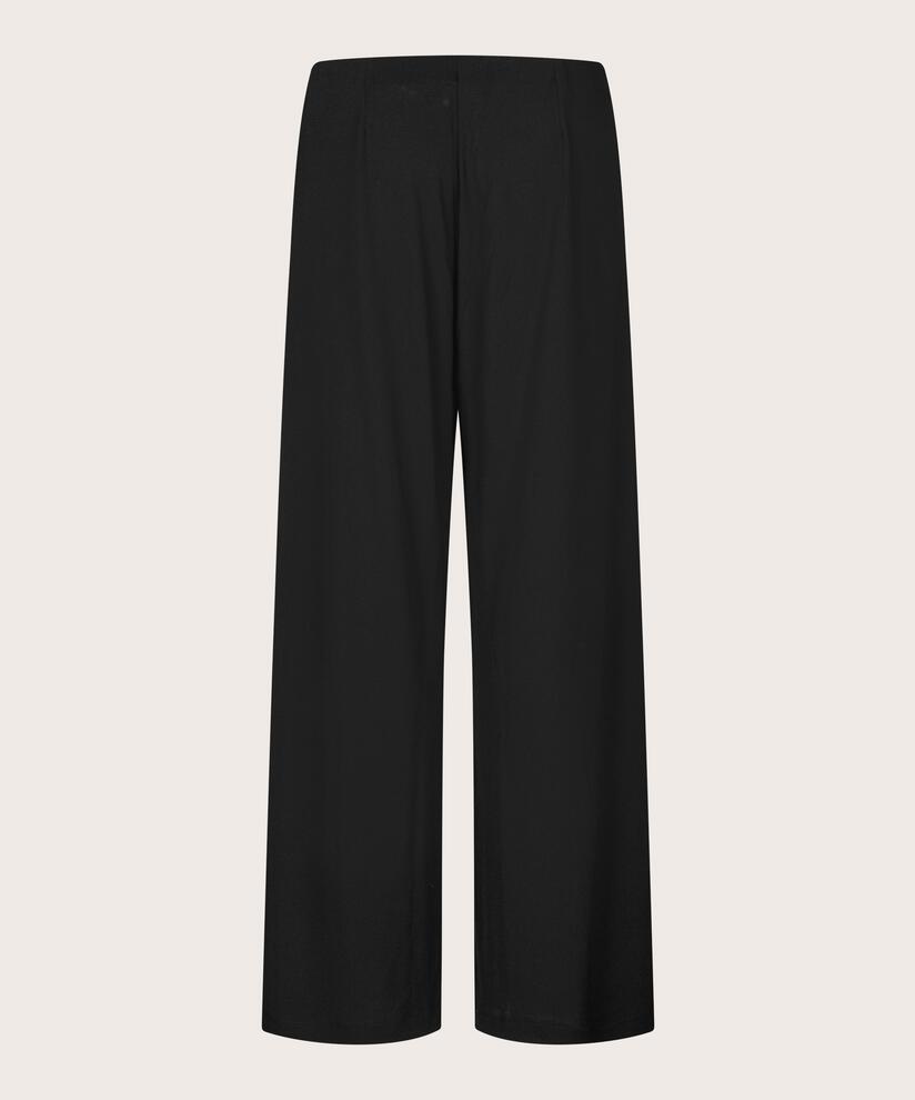 pantalon en jersey avec taille élastique, Black