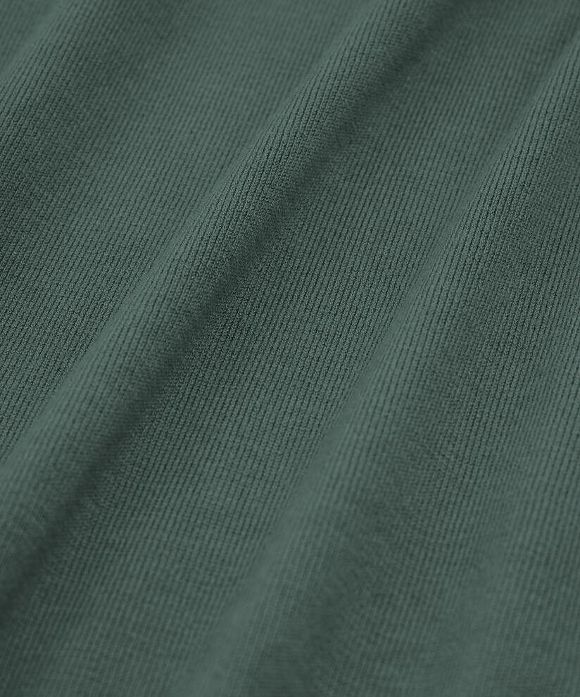 robe en maille douce à col rond, Balsam Green