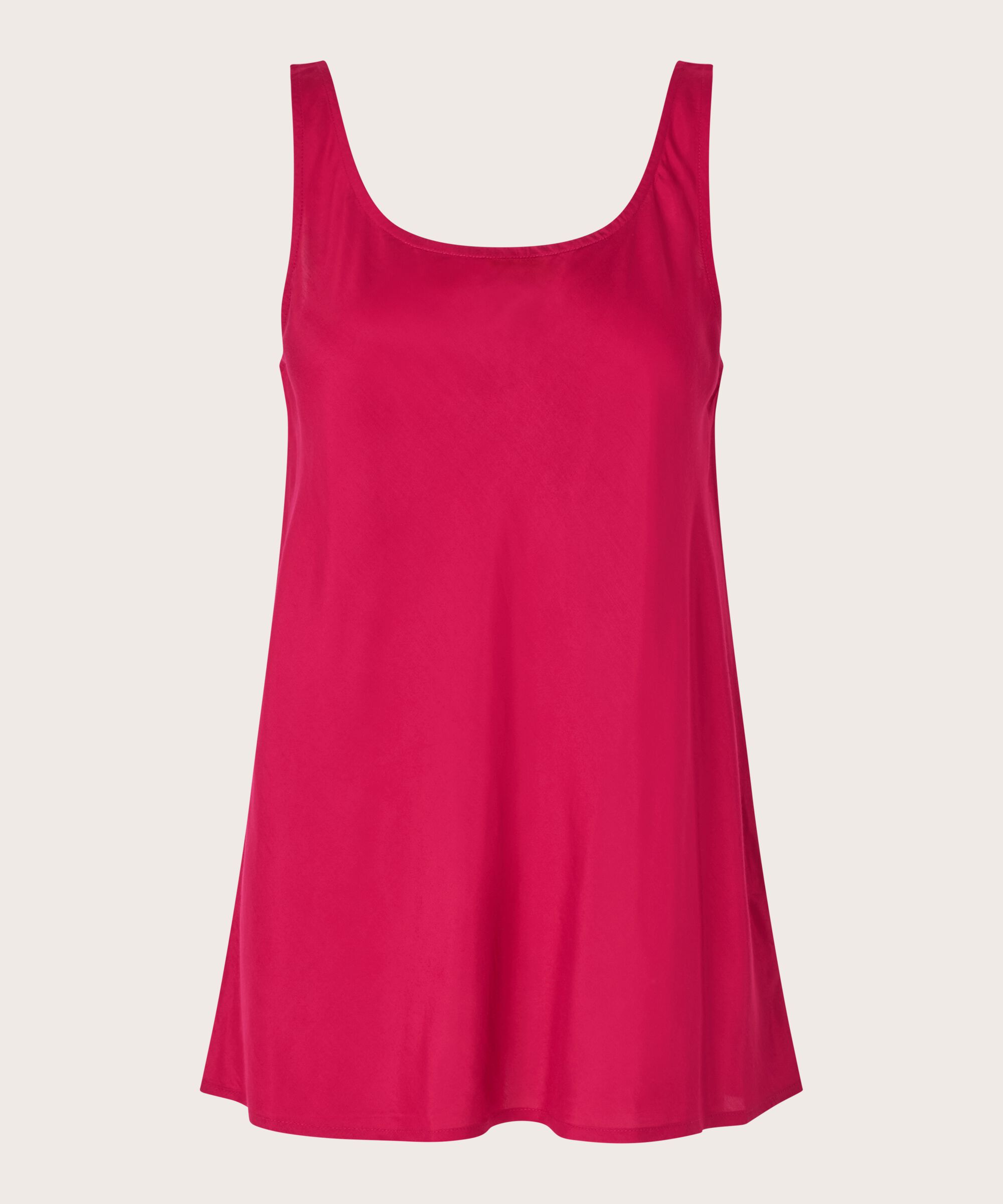 top en viscose légèrement brillante, Persian Red