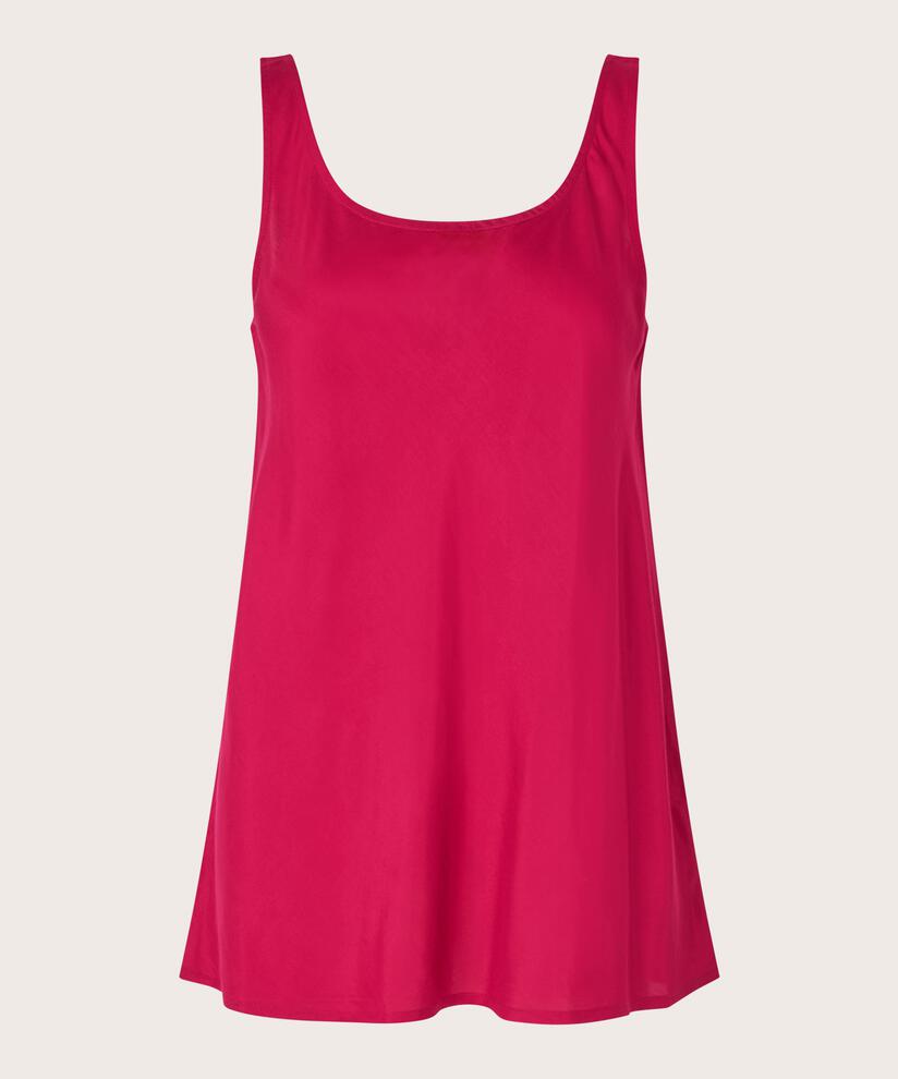 top en viscose légèrement brillante, Persian Red