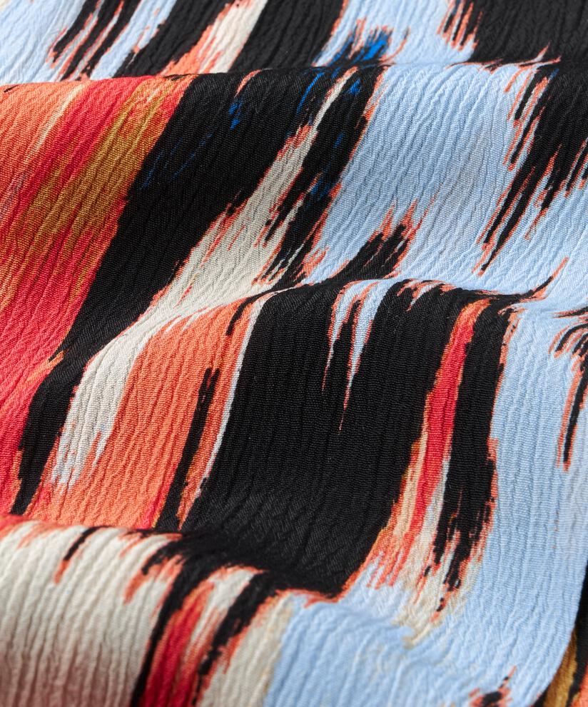 écharpe imprimée en viscose, Hibiscus