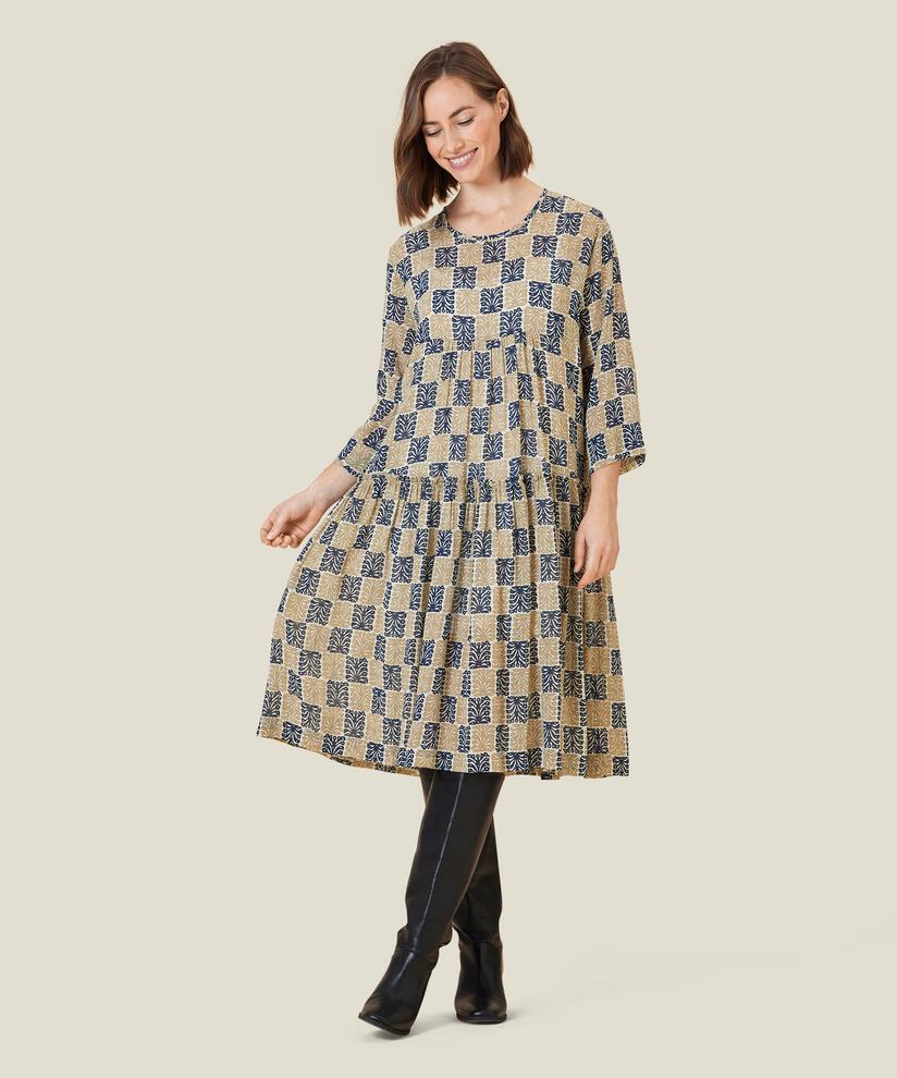 NYKIA DRESS, Travertine