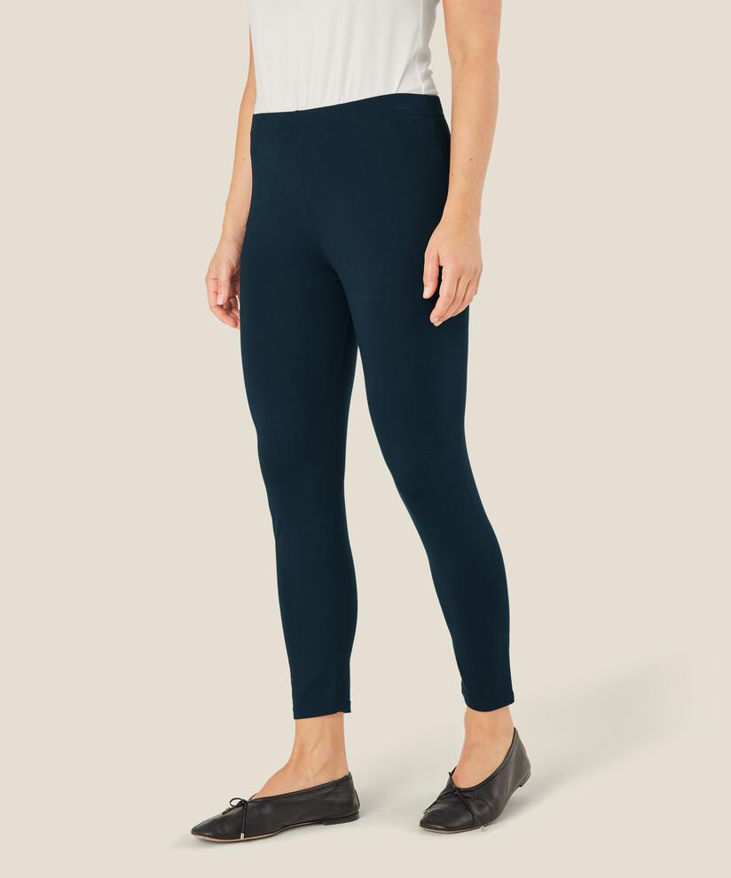 Legging En Jersey Doux, Navy