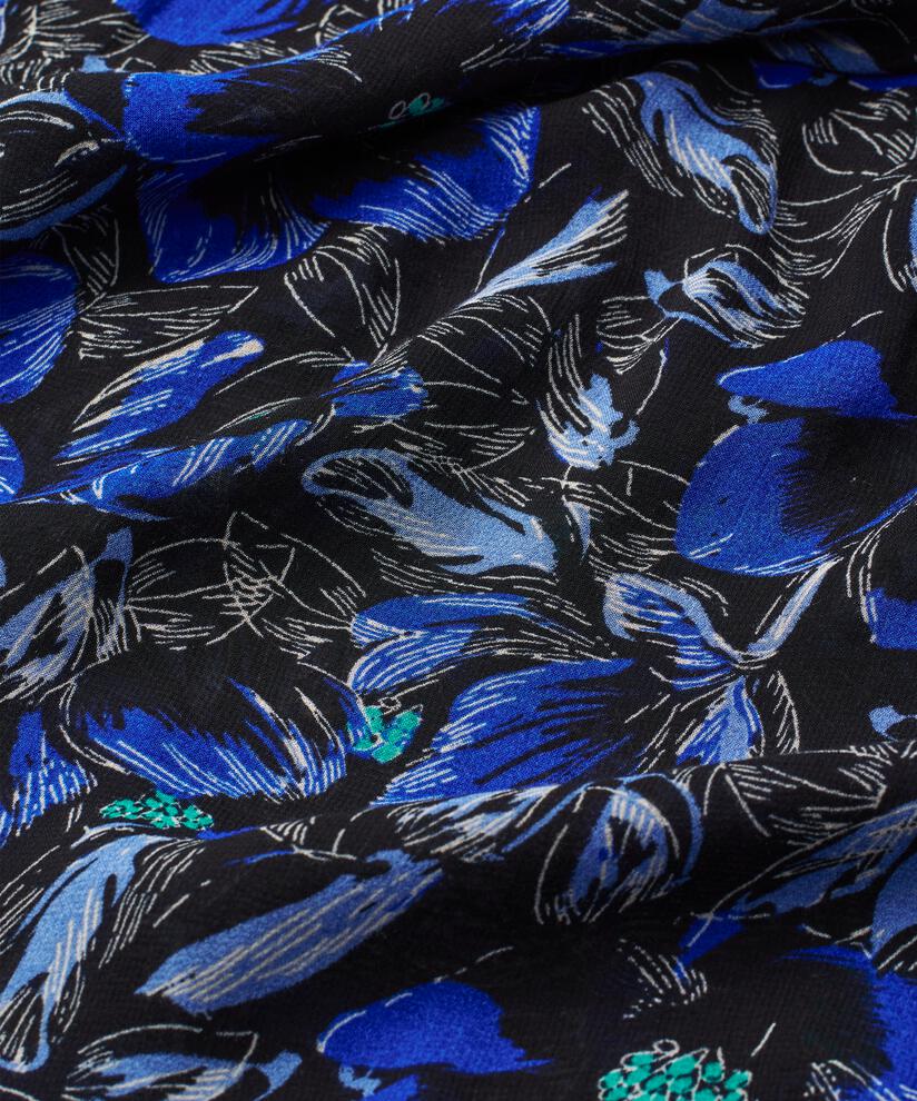 chemise en viscose imprimée légèrement transparente, Surf the web