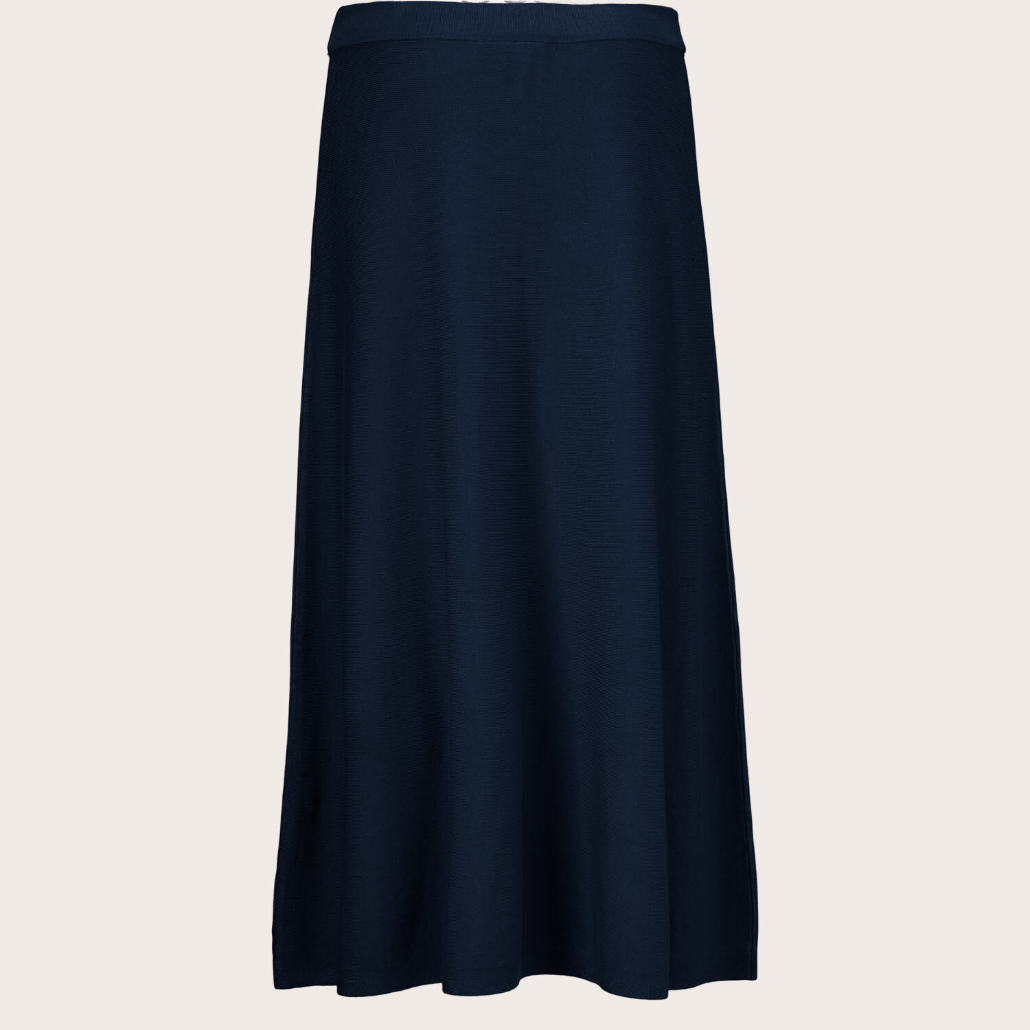jupe en maille &agrave; taille &eacute;lastique, Navy
