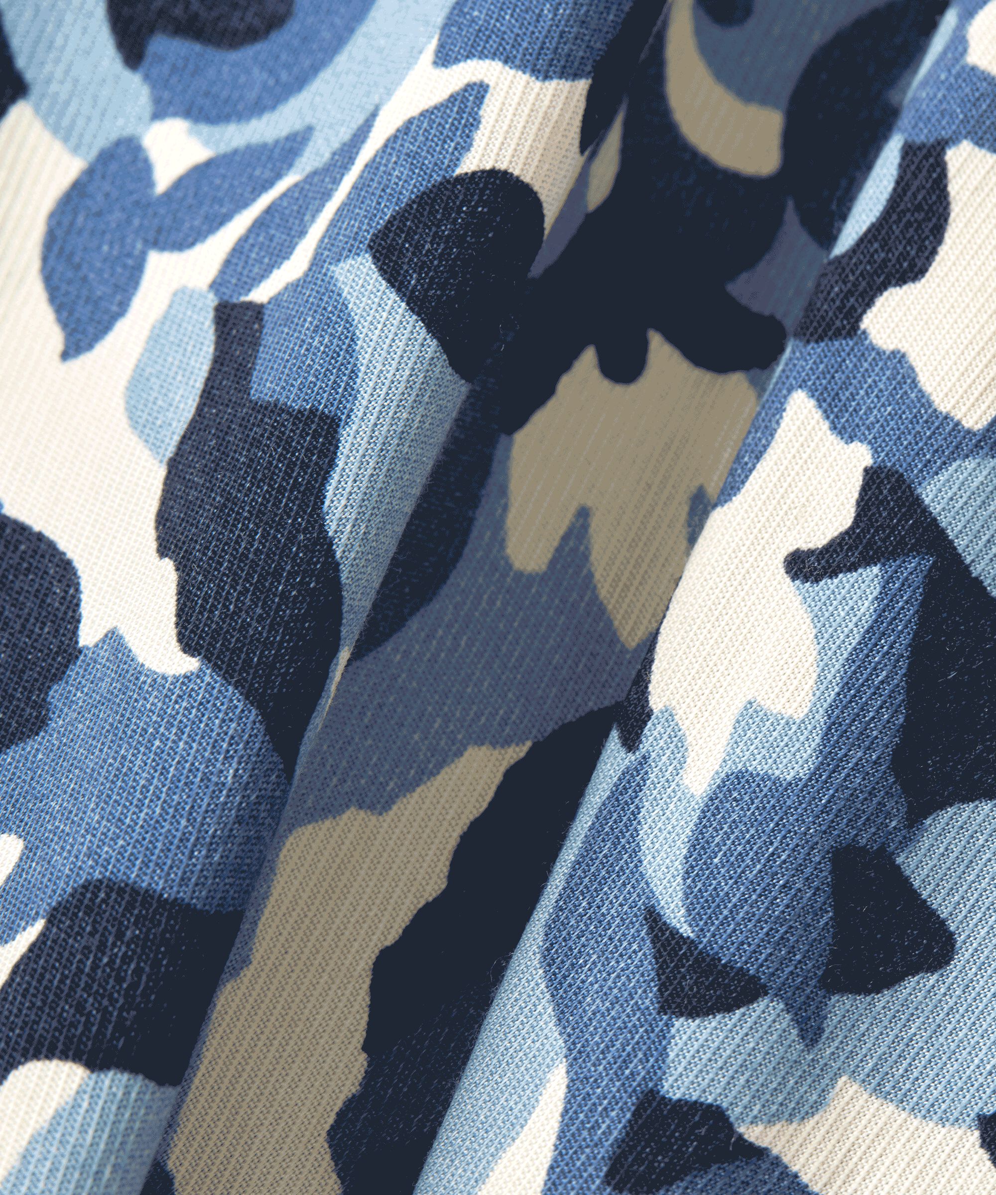 robe à motifs avec manches trois-quarts, Ashley Blue