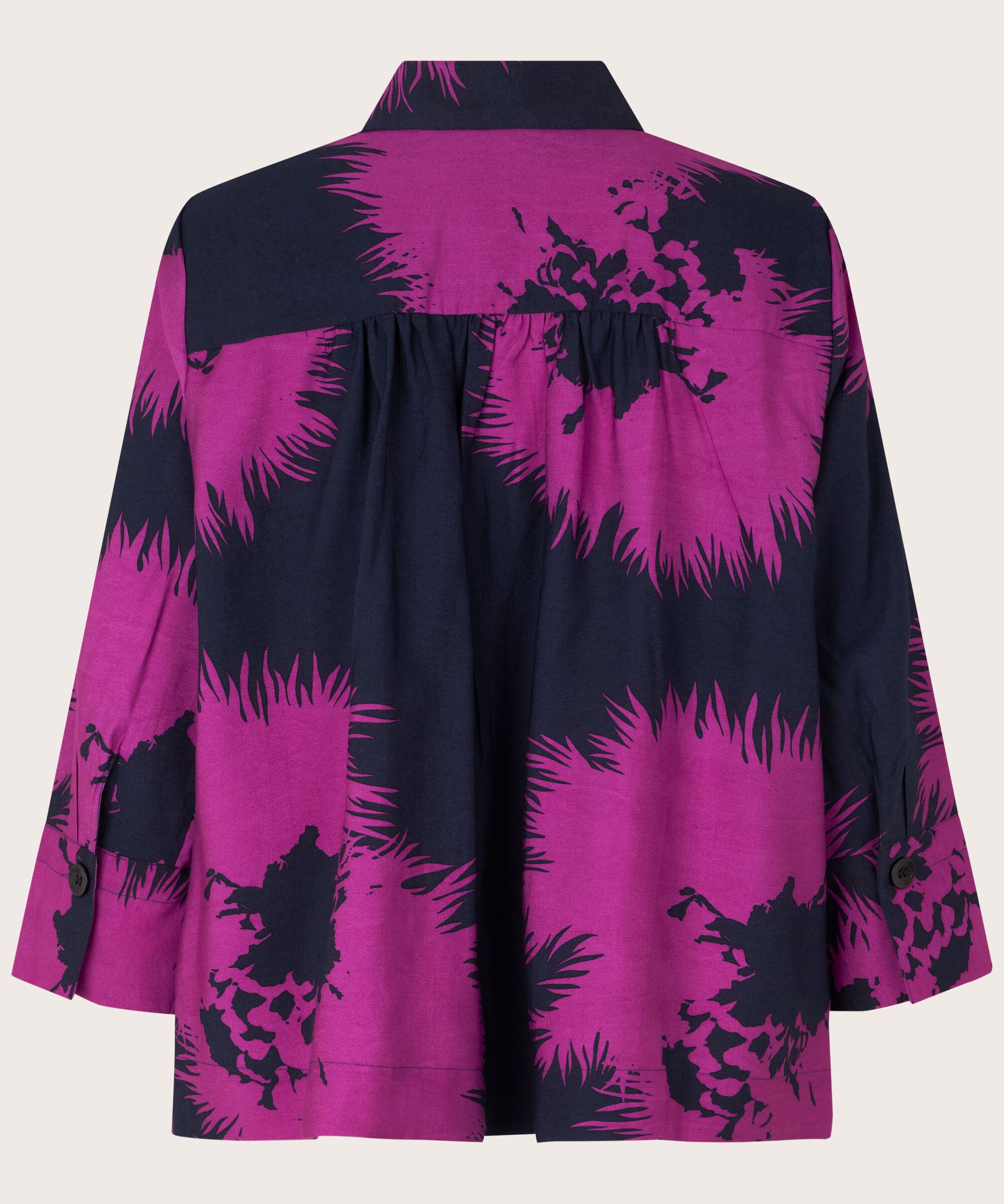 chemise boutonnée en coton, Wild Aster