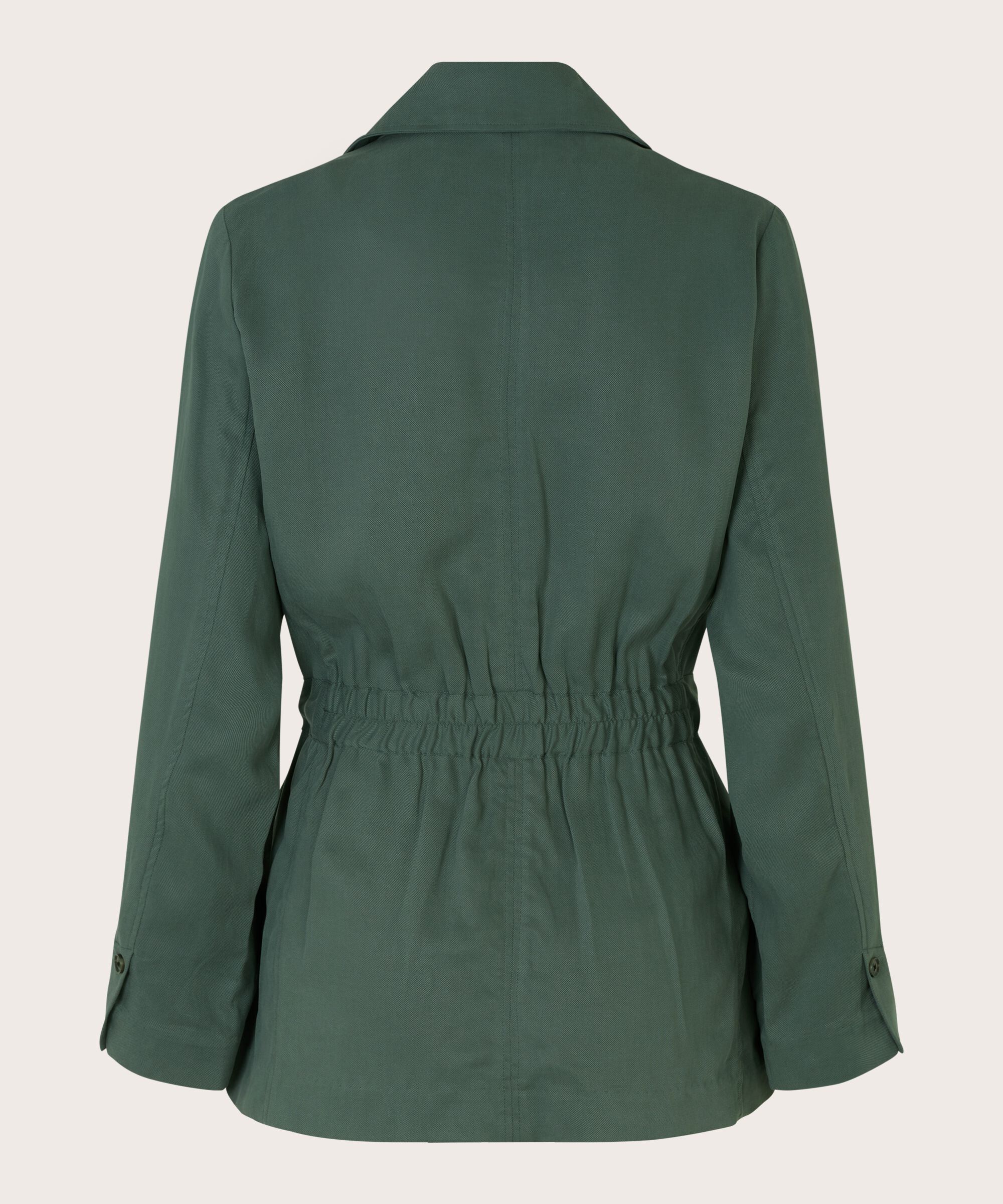veste avec poches et liens à la taille, Balsam Green