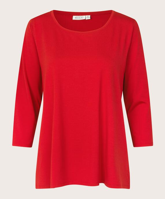 Top En Jersey Á Col Rond, Scarlet Sage