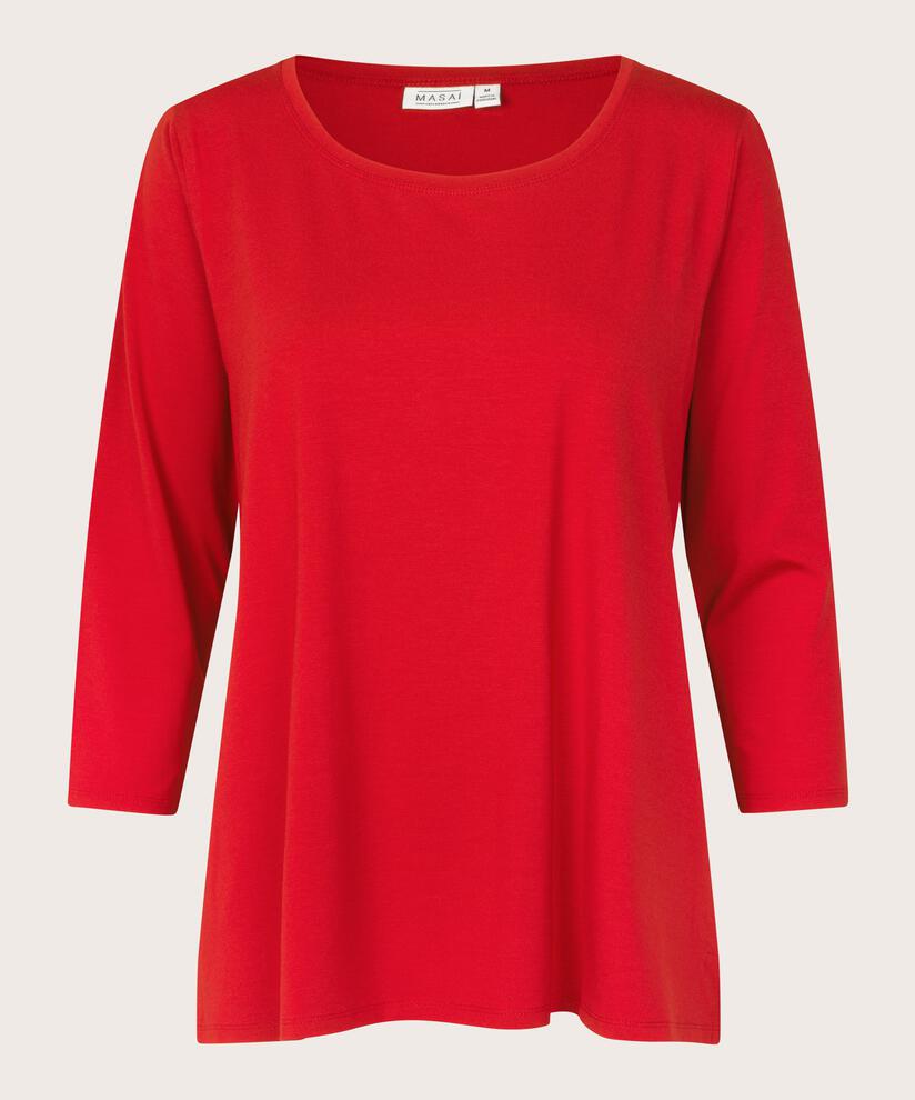 Top En Jersey Á Col Rond, Scarlet Sage