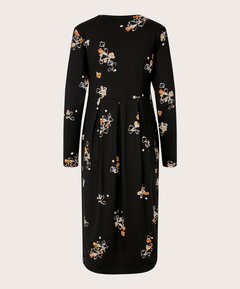 Robe Tulipe En Jersey Imprimé, Autumnal