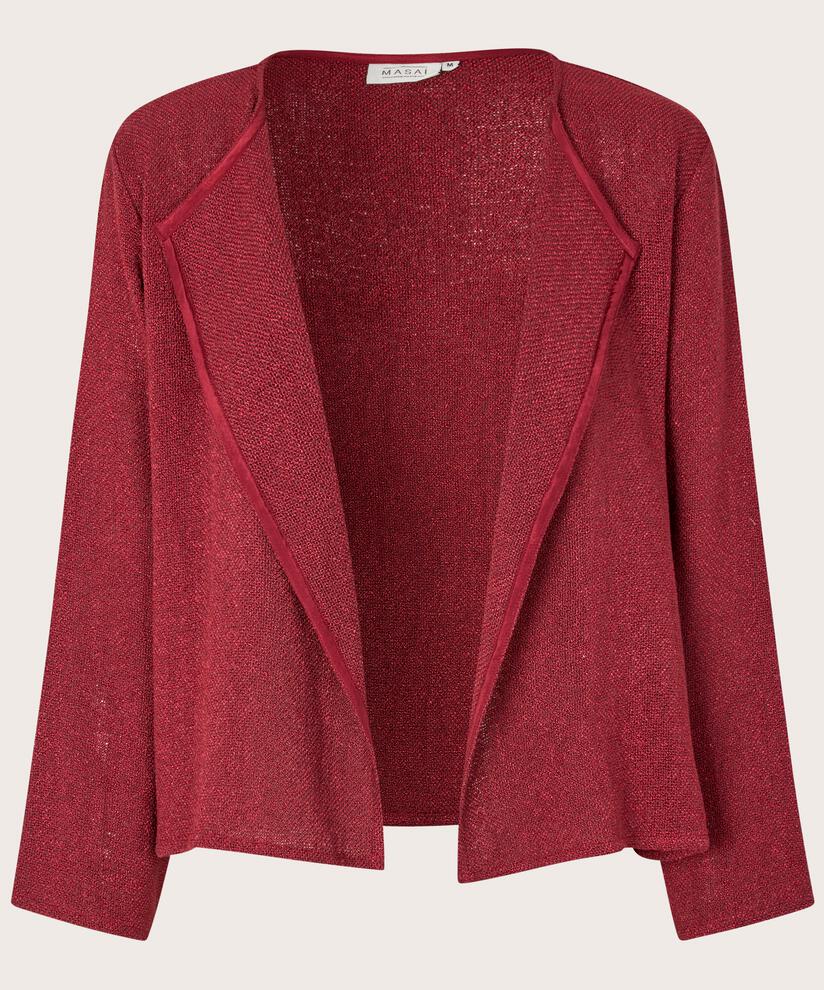 Veste Courte En Bouclé, Tawny Port