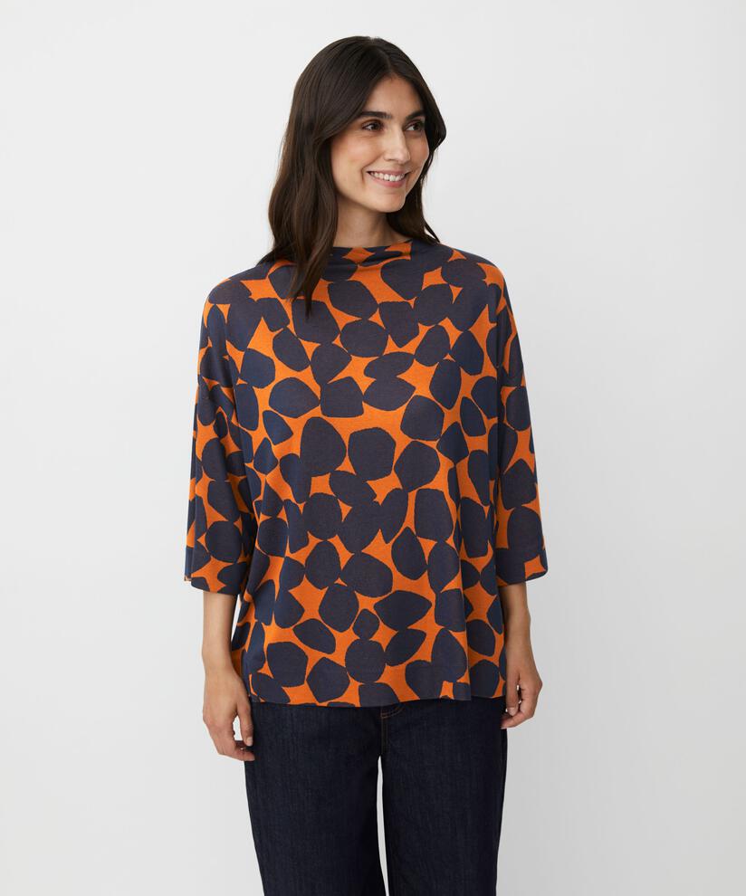 top en jersey féminin à manches 3/4, Autumnal