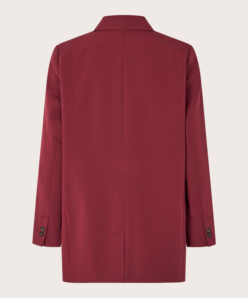 Blazer Avec Revers Et Boutons, Tawny Port