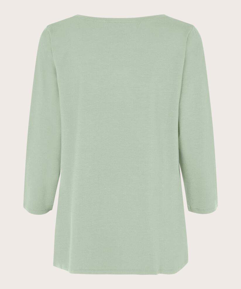 Top En Jersey Á Col Rond, Frosty Green