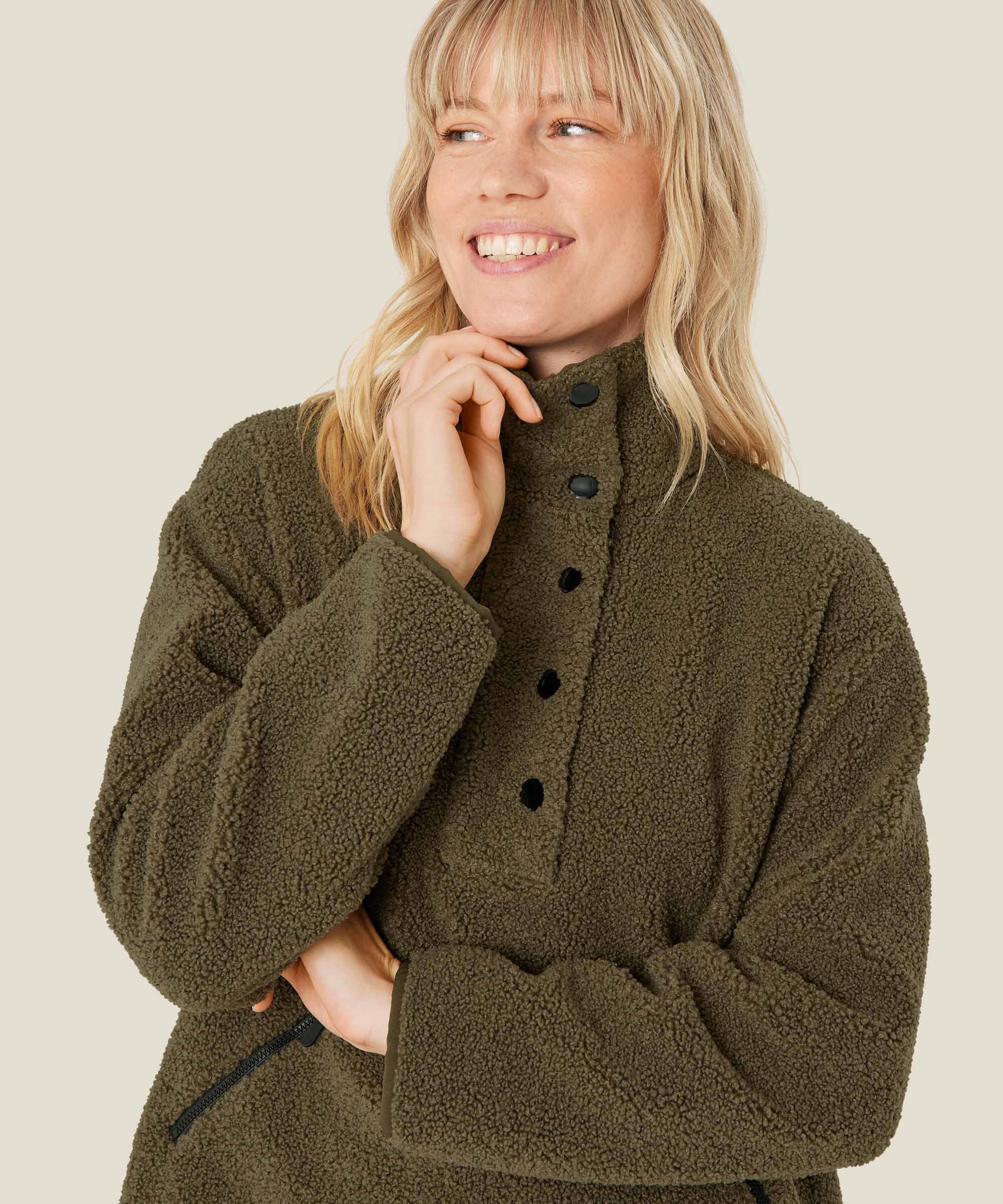pull polaire teddy avec fermeture éclair, Sea Turtle