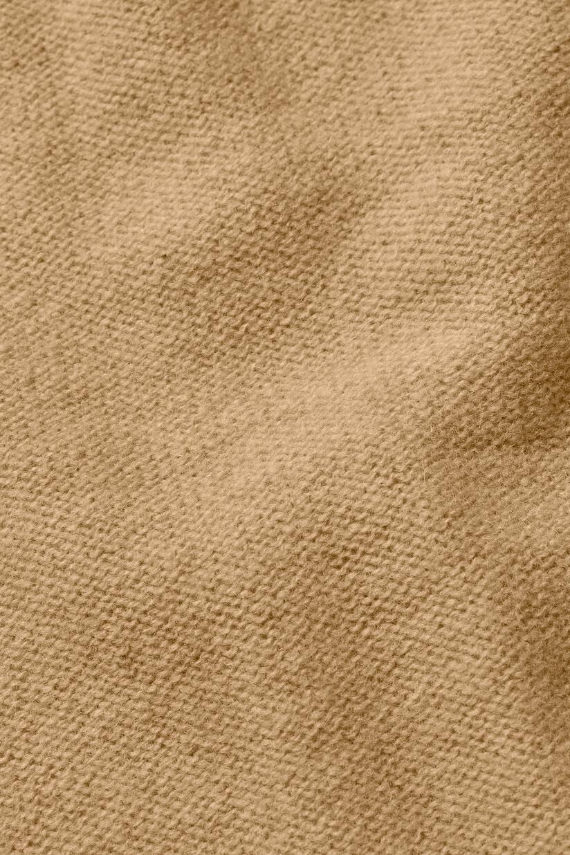 cardigan en laine avec boutons contrastés, Travertine