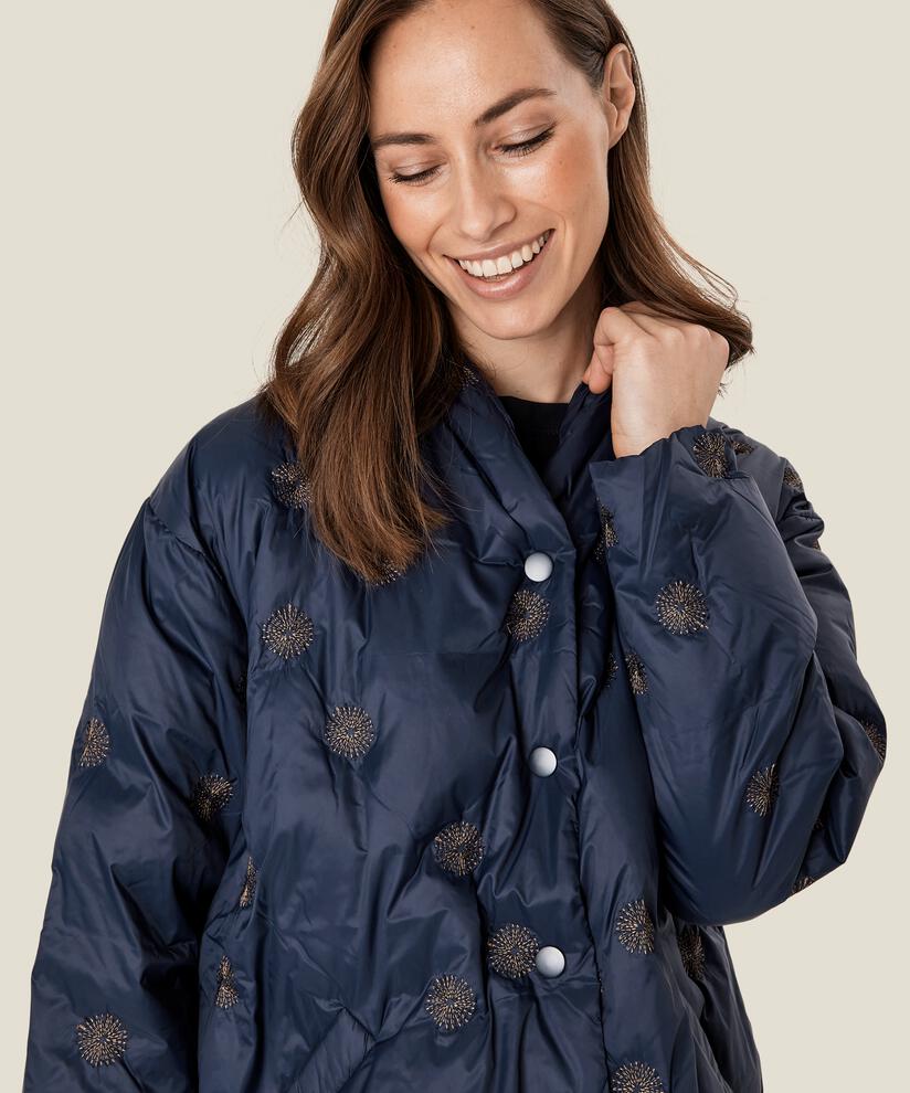Topala Down Coat, Navy