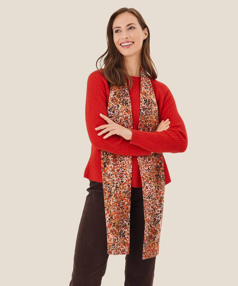 Foulard en viscose, Misty Rose