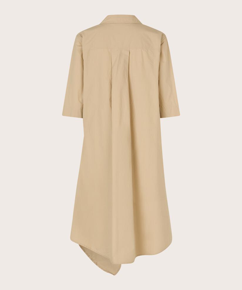 robe portefeuille en popeline de coton, Safari