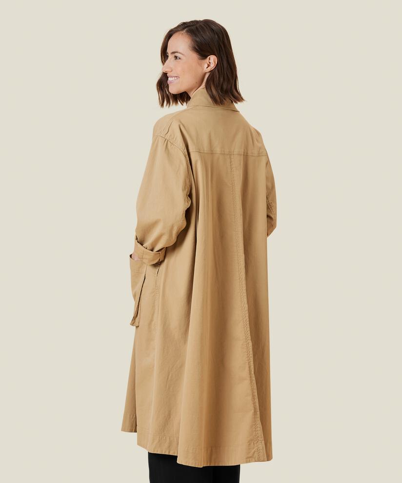 TEMIRA COAT, Travertine