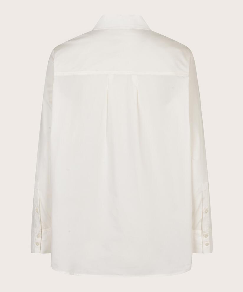 chemise en coton avec broderie sur le col, Jet Stream