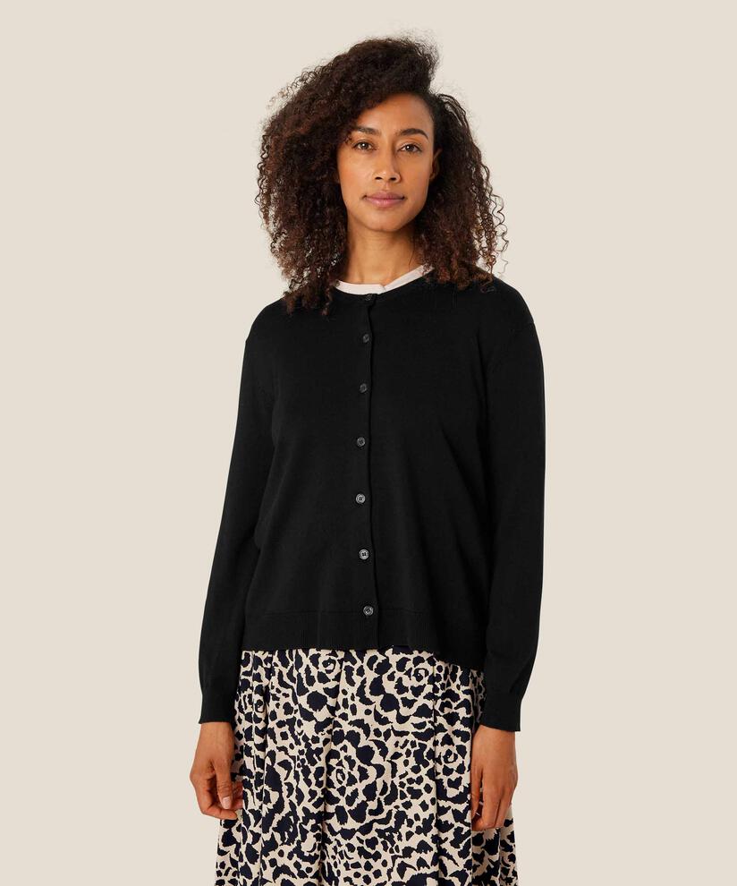 Cardigan avec boutons, Black
