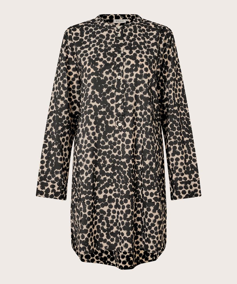 tunique en viscose avec boutons et poches fendues, Fog