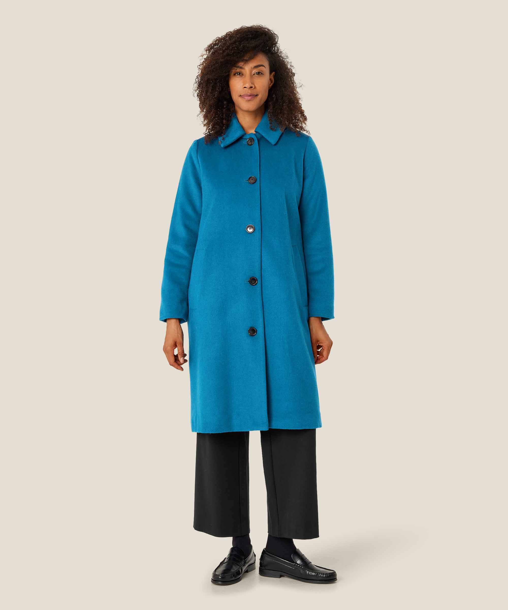 manteau classique en mélange de laine, Celestial