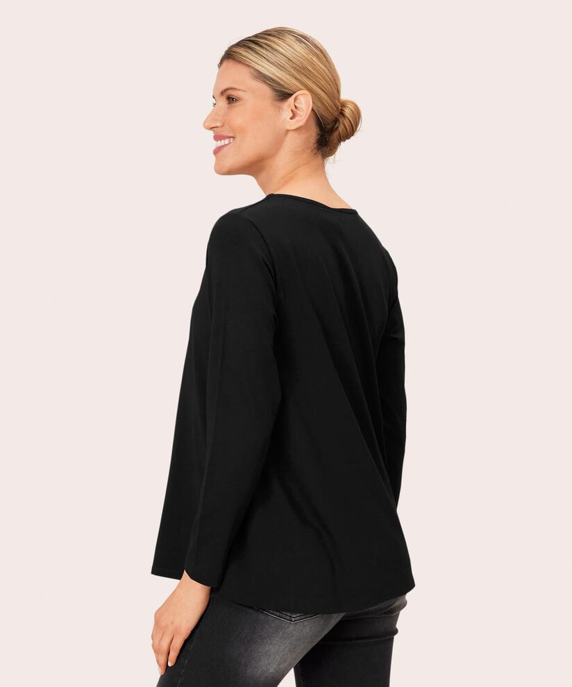 Digla JERSEY Top, Black