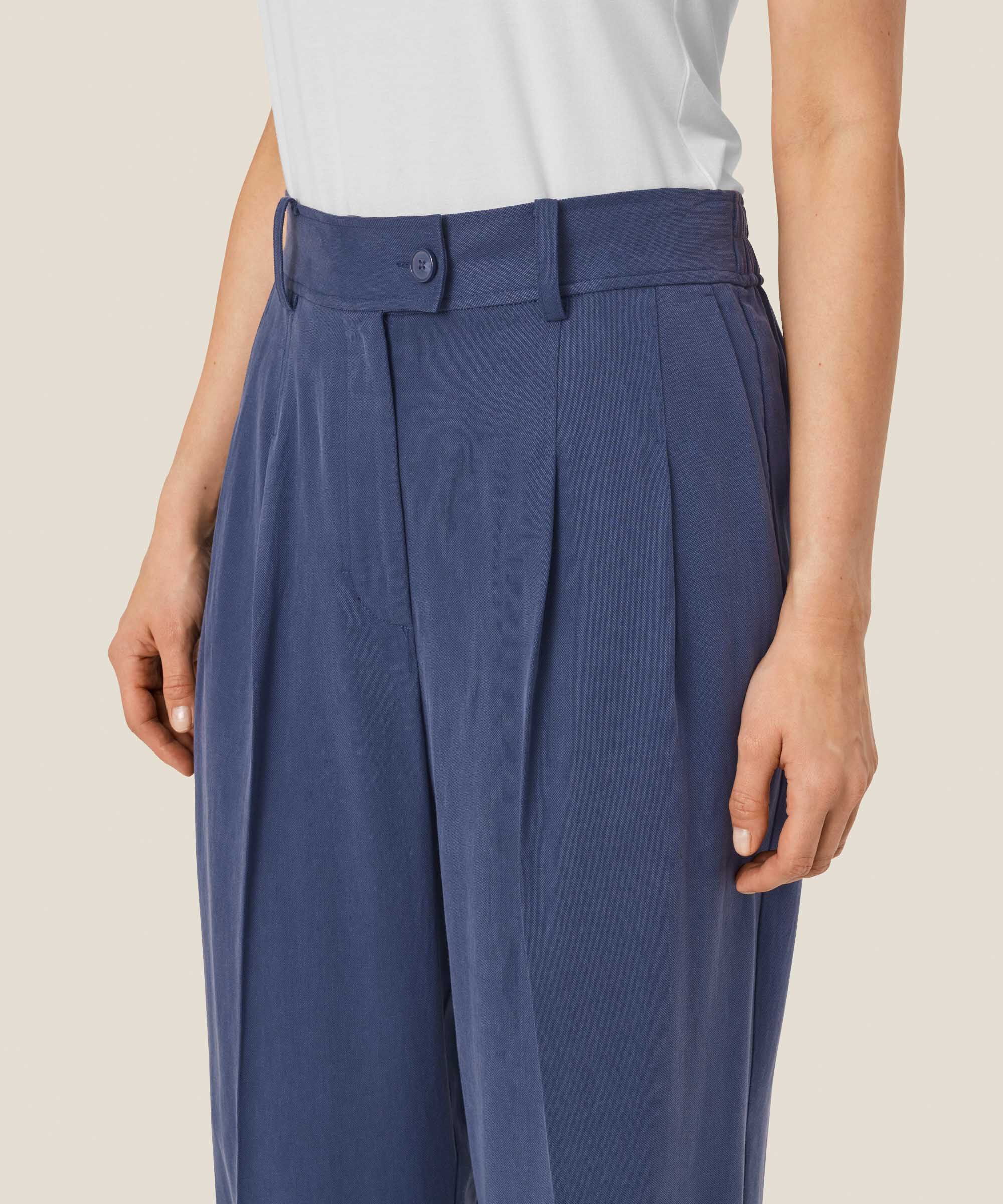 pantalon en mélange de lyocell avec élastique au dos, Sargasso Sea