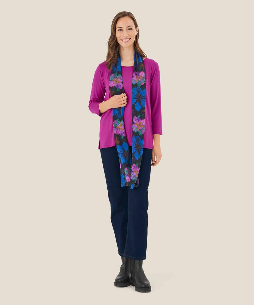 Foulard en viscose, Wild Aster