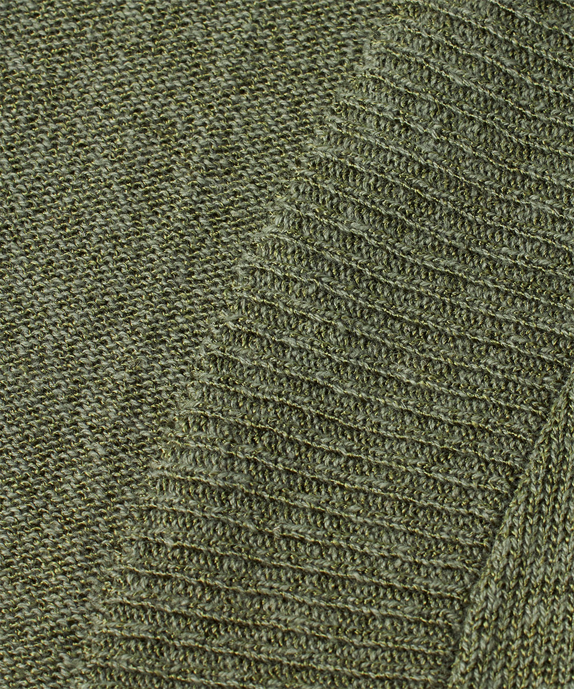 gilet long ouvert à manches courtes, D. Lichen Green