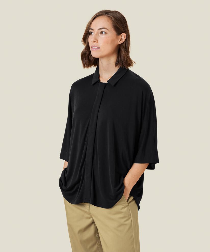 Irana JERSEY Shirt, Black