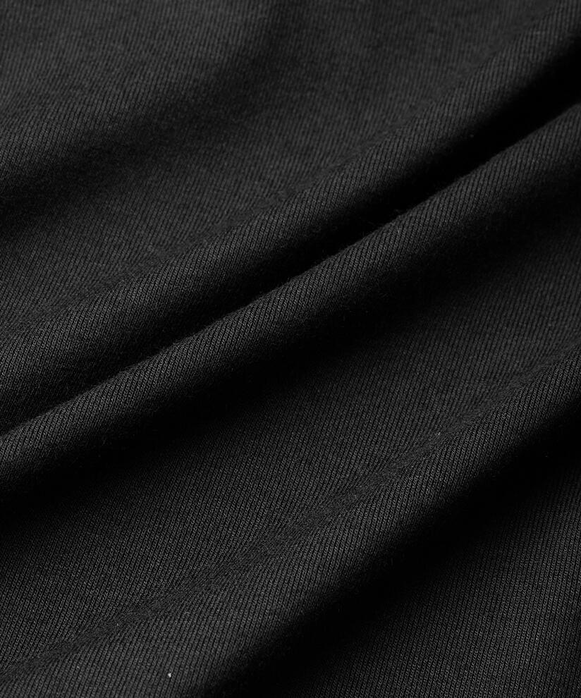 veste courte en jersey avec bouton sur la manche, Black