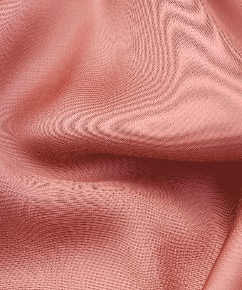 chemise en satin de viscose avec drapés au dos, Ash rose