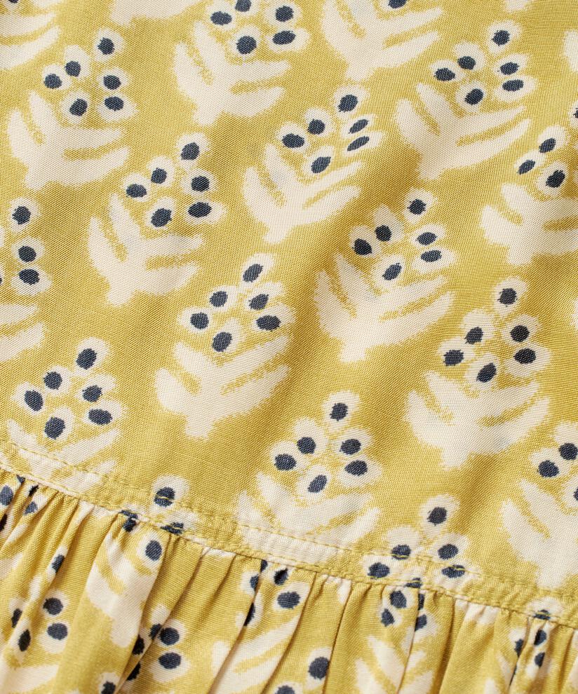robe en viscose avec drapés au dos et poches fendues, Burnish Gold