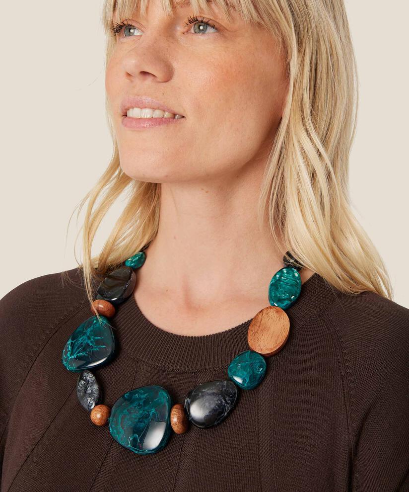 collier à longueur réglable, Teal