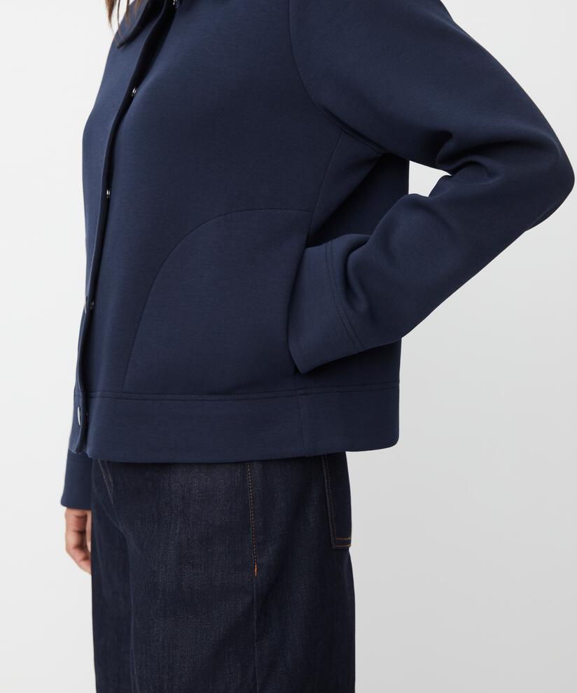 veste courte en jersey épais, Navy Blazer