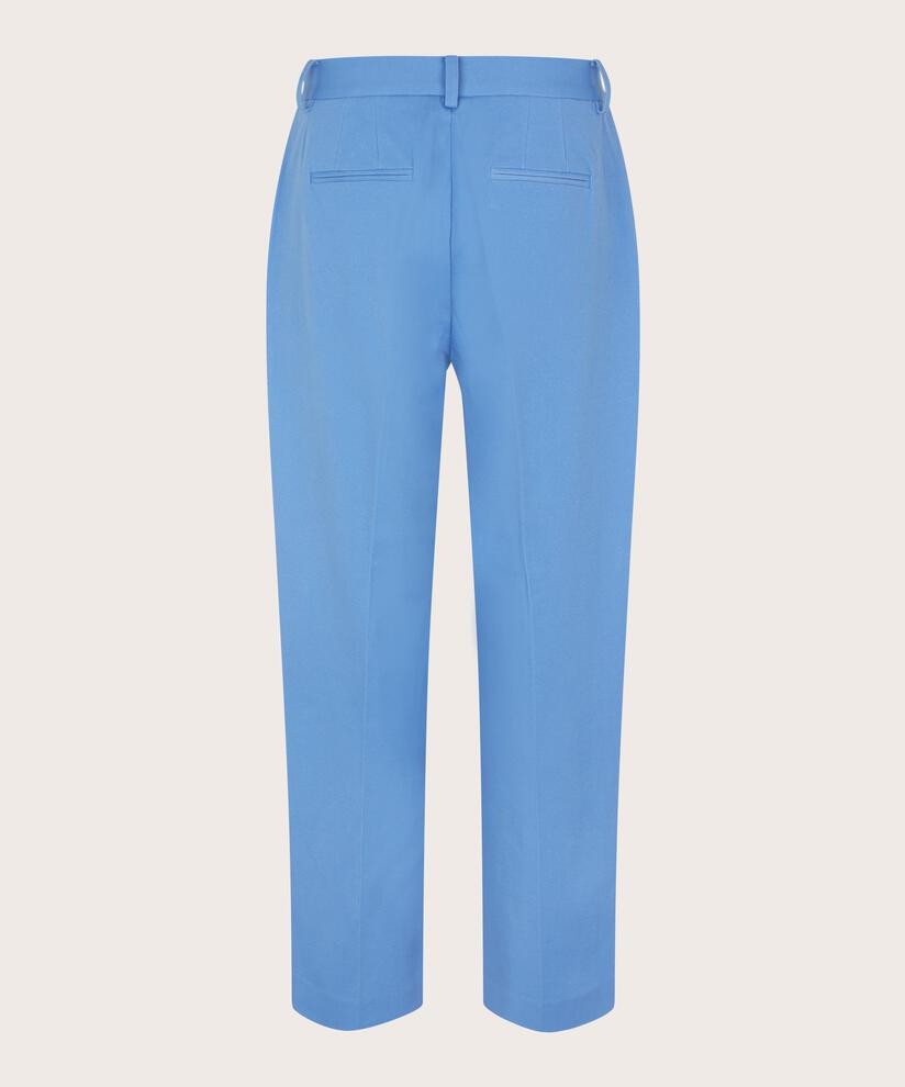 Pantalon En Coton Épais Avec Poches Fendues, Blue Bonnet